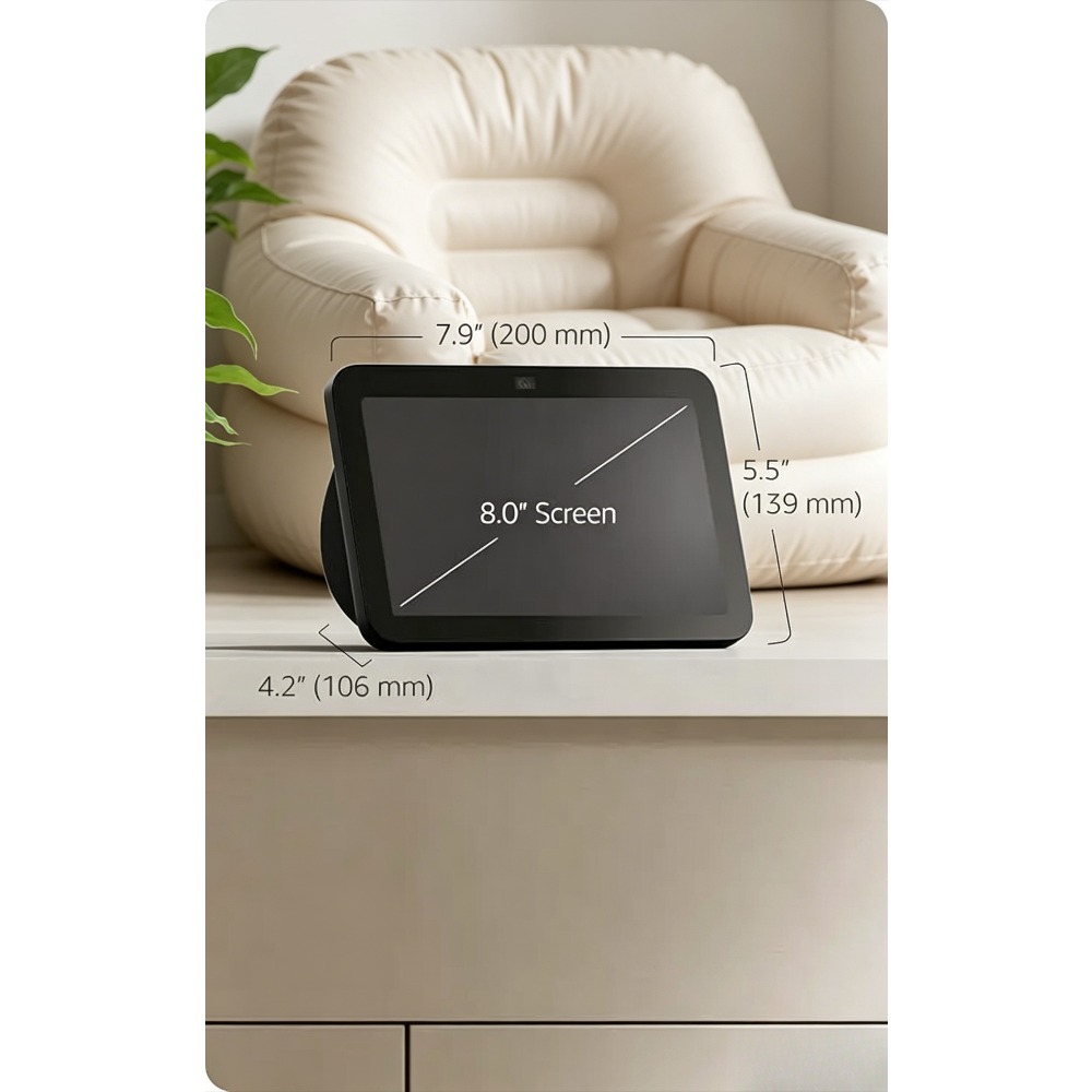 Smart Garden Video - Aufblasbare Sitzgelegenheiten mit Smart-Display, Spatial Audio,