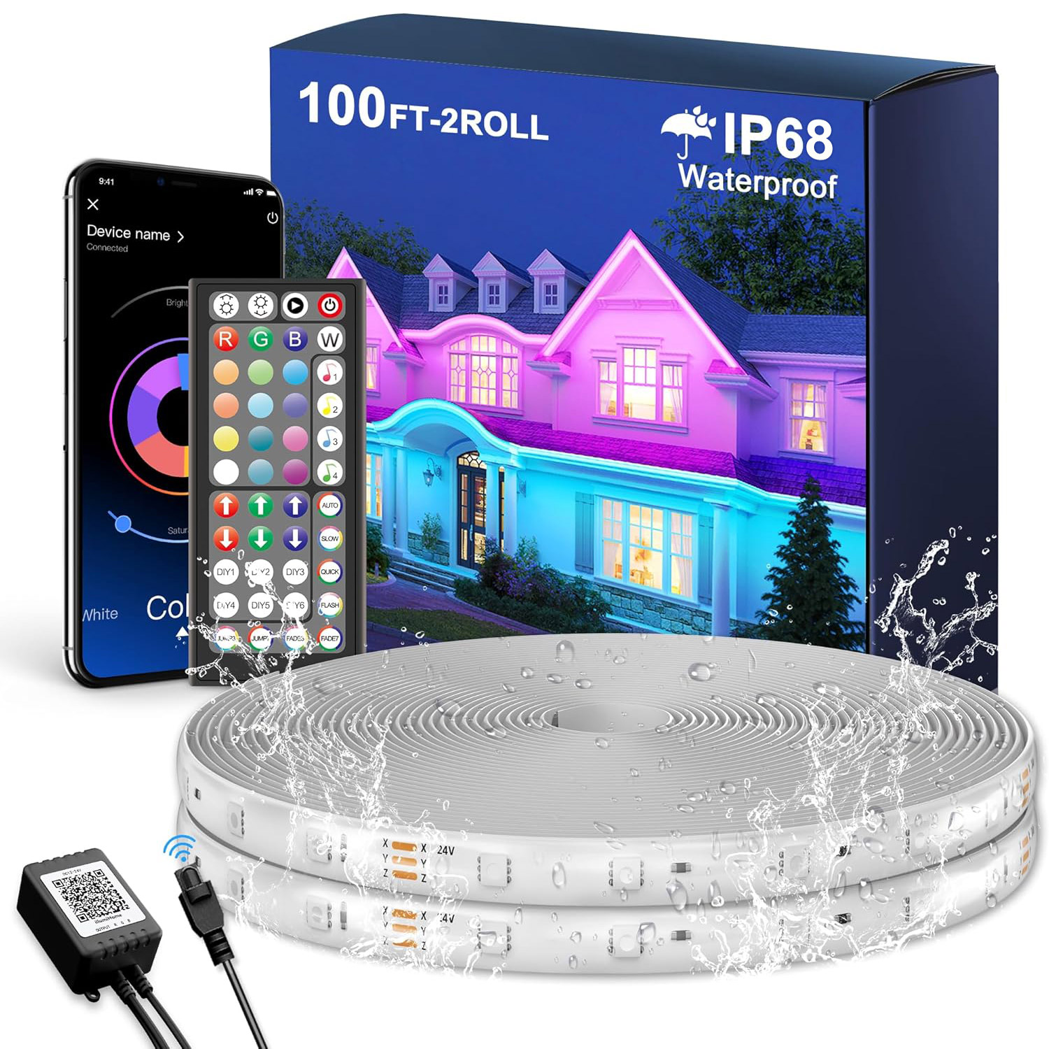 Smart Garden Youtube - IP68 wasserdichte intelligente LED-Röhrenstreifenlichter für den