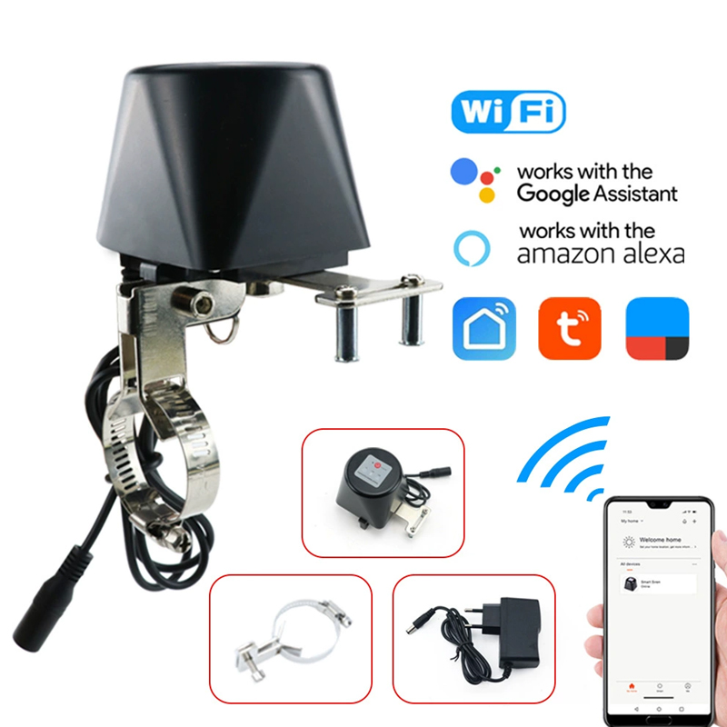 Smart Garden Water - Tuya Smart Gasventil WLAN Garten-Wasserabsperrventil Timer