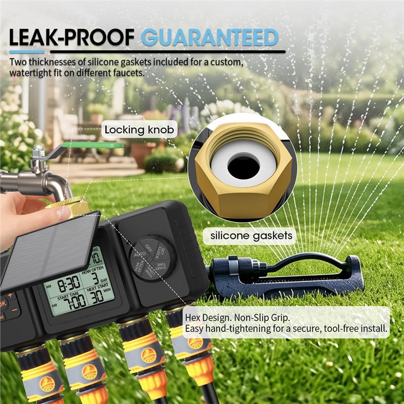 ABYN-Solar Bewässerungstimer A – Smart Garden Tap Timer Bewertung und Preis