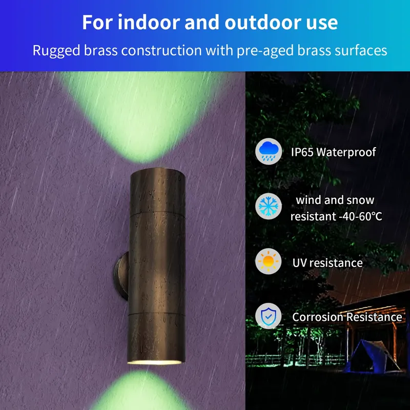 Langlebige Messing-LED-Außenwa – Smart Garden Bewertung und Preis