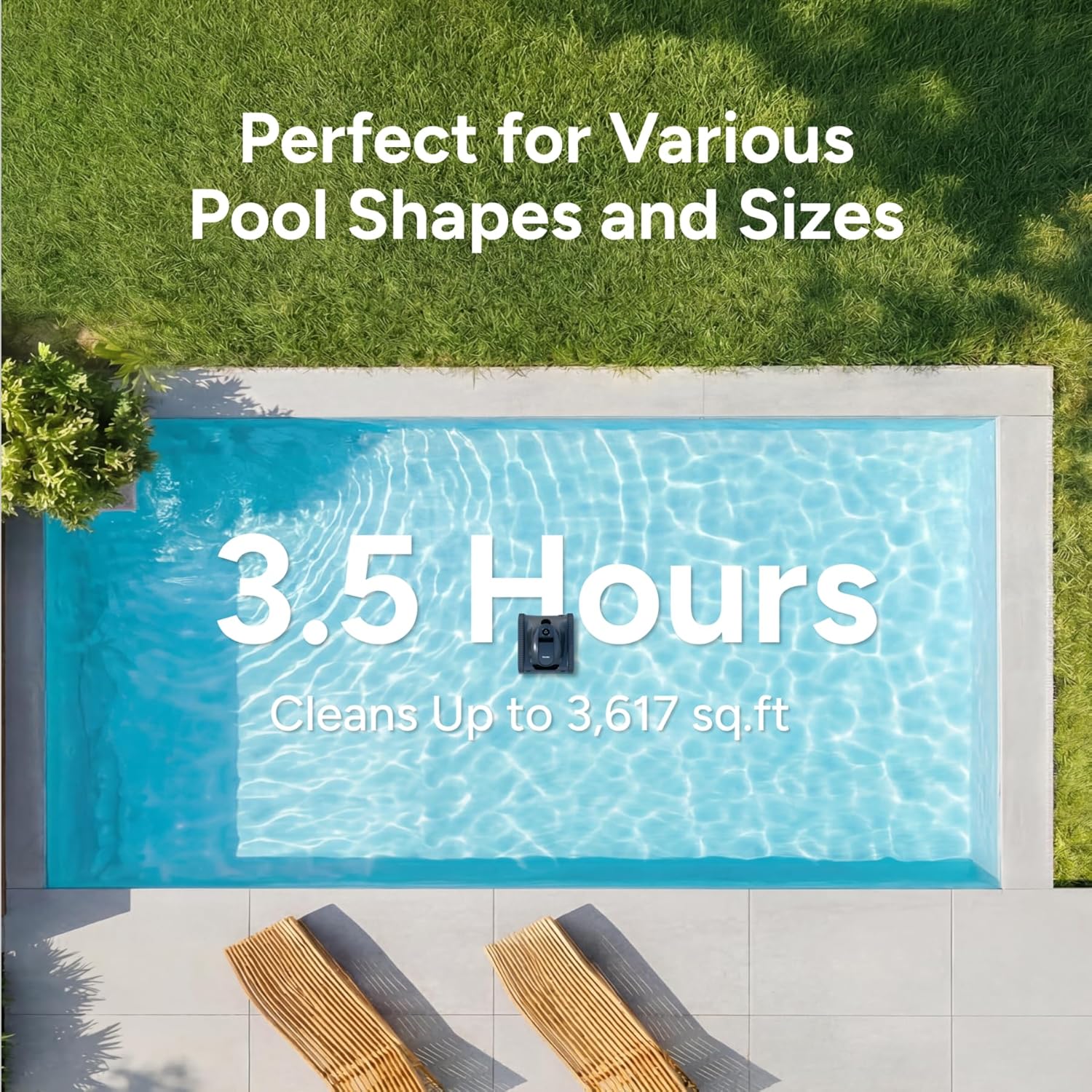 Roboter-Poolreiniger KN-Serie, – Smart Garden Bewertung und Preis