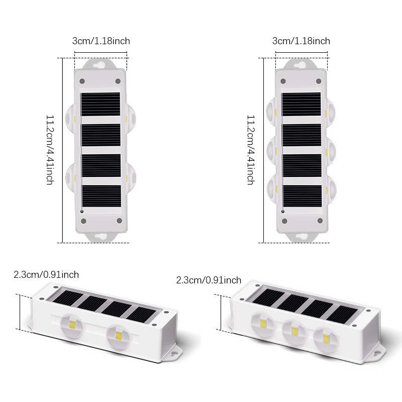 4 Stück Solar-Wandleuchten mit – Smart Garden Smart Fence Bewertung und Preis