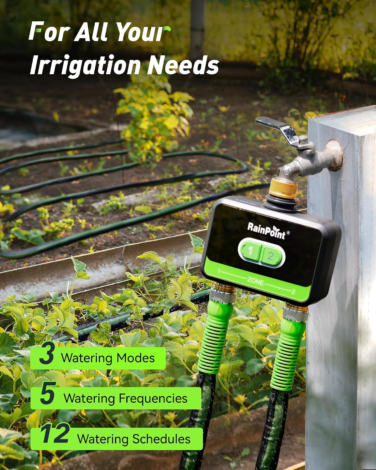 2-Zonen Smart WLAN-Bewässerung – Smart Garden Water Bewertung und Preis